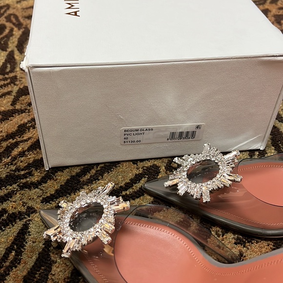 Amina muaddi begum glass pumps clear gray - Picture 6 of 7